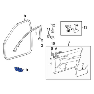 Lexus OE - Front Left Door Window Switch
