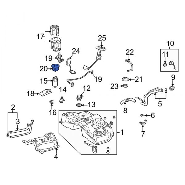 Fuel Pump Housing