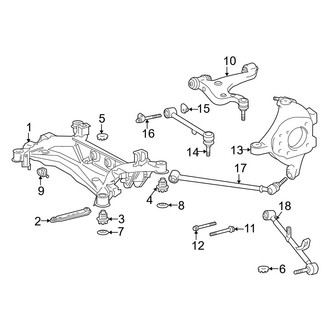Lexus OE - Rear Suspension - Suspension Components