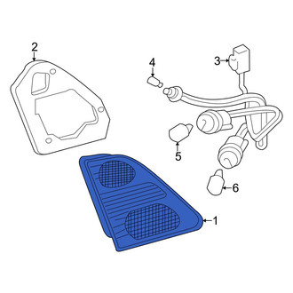 Lexus OE - Rear Left Tail Light Lens