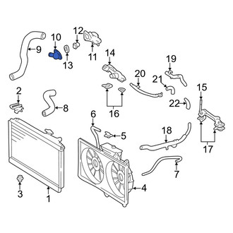 Lexus OE - Lower Engine Coolant Thermostat Housing
