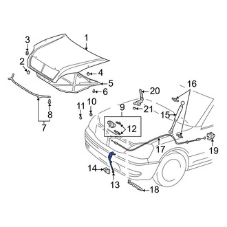 Lexus OE - Front Hood Safety Catch