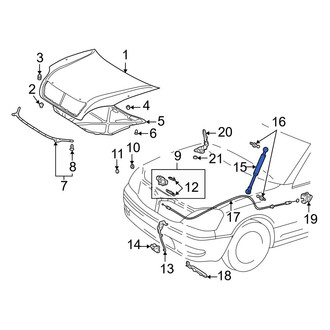 Lexus OE - Right Hood Lift Support