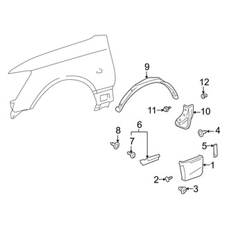 Lexus OE - Fender - Exterior Trim