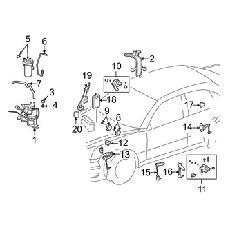 Lexus OE - Electrical - Auto Leveling Components