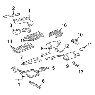 Lexus OE - Exhaust System - Exhaust Components