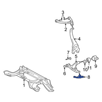 Lexus OE - Front Left Lower Suspension Ball Joint