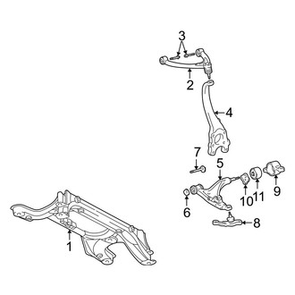 Lexus OE - Front Suspension - Suspension Components