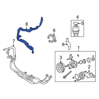 Lexus OE - Power Steering Return Hose