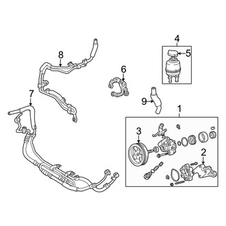 Lexus OE - Steering Gear & Linkage - Pump & Hoses