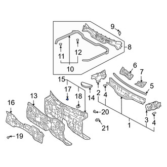 Lexus OE - Inner Dashboard Panel Insulator Clip