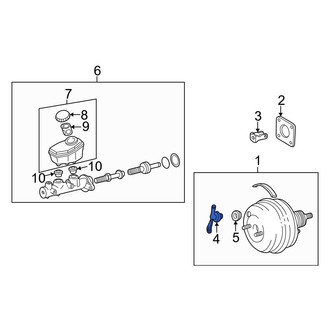 Lexus OE - Power Brake Booster Check Valve