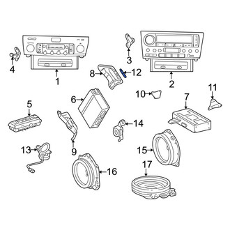 Lexus OE - Radio Amplifier Bracket