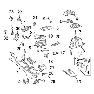 Lexus OE - Console (Console Components)