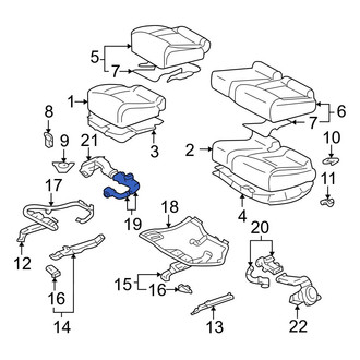 Lexus OE - Rear Right Climate Controlled Seat Module