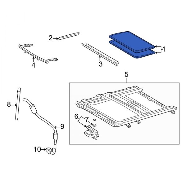 Sunroof Glass