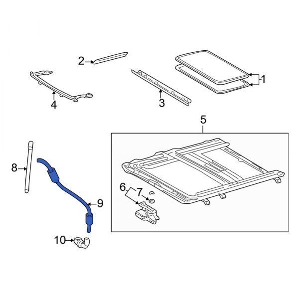 Sunroof Drain Hose