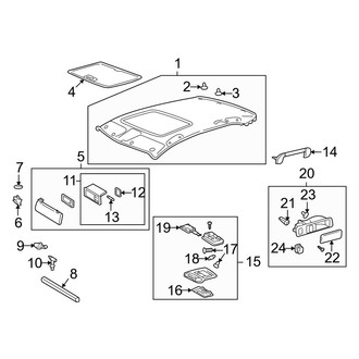 Lexus OE - Roof - Interior Trim