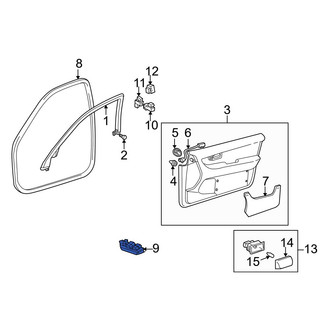 Lexus OE - Front Left Door Window Switch