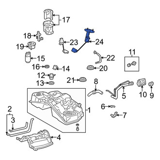 Lexus OE - Fuel Sender and Hanger Assembly