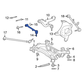 Lexus OE - Rear Left Suspension Track Bar