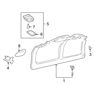 Lexus OE - Trunk Lid - Interior Trim