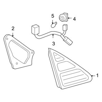 Lexus OE - Rear Lamps - Tail Lamps (On Trunk Lid)