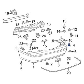 Lexus OE - Bumper Cover Screw