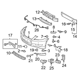 Lexus OE - Front Bumper - Bumper & Components
