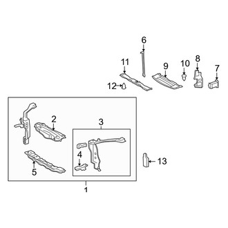 Lexus OE - Radiator Support
