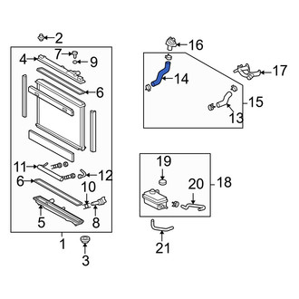 Lexus OE - Lower Radiator Coolant Hose