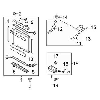 Lexus OE - Cooling - Radiator & Components (AWD)