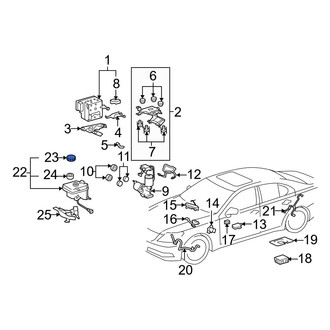 Lexus OE - Brake Master Cylinder Reservoir Cap