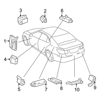 Lexus OE - Electrical - Keyless Entry Components