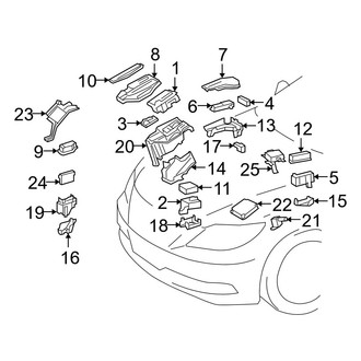 Lexus OE - Electrical Components (Engine Compartment)