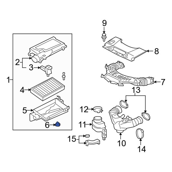 Lexus OE 9048022024 - Front Engine Cover Grommet