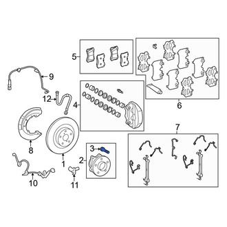 Lexus OE - Front Wheel Lug Stud