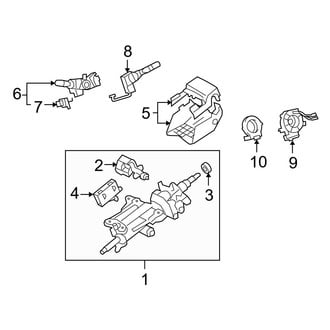Lexus OE - Steering Column - Shroud, Switches & Levers (4.6L)