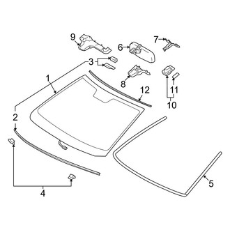Lexus OE - Windshield - Glass
