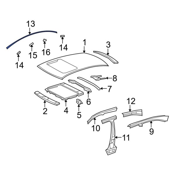 Roof Drip Molding