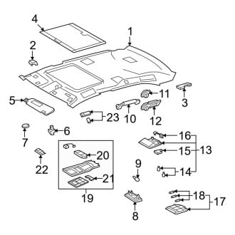 Lexus OE - Roof - Interior Trim