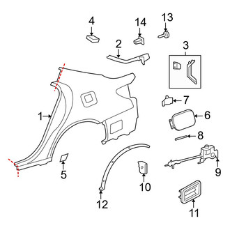 Lexus OE - Quarter Panel