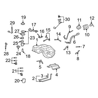 Lexus OE - Fuel System Components (Base / L)