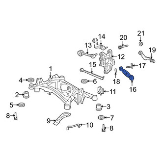 Lexus OE - Front Right Upper Rearward Suspension Control Arm