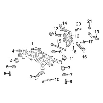 Lexus OE - Rear Suspension - Suspension Components