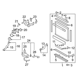 Lexus OE - Cooling - Radiator & Components