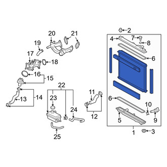 Lexus OE - Radiator