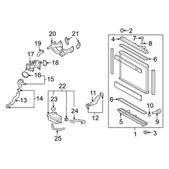 Lexus OE - Cooling - Radiator & Components