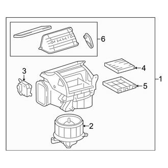 Lexus OE - Air Conditioner & Heater - Blower Motor & Fan