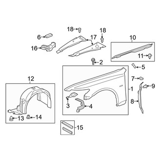 Lexus OE - Fender & Components
